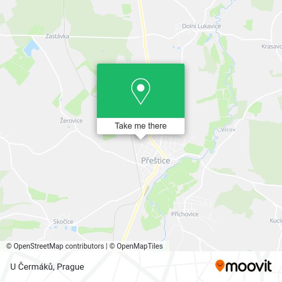 U Čermáků map