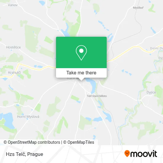 Карта Hzs Telč