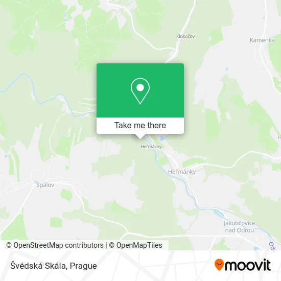 Карта Švédská Skála