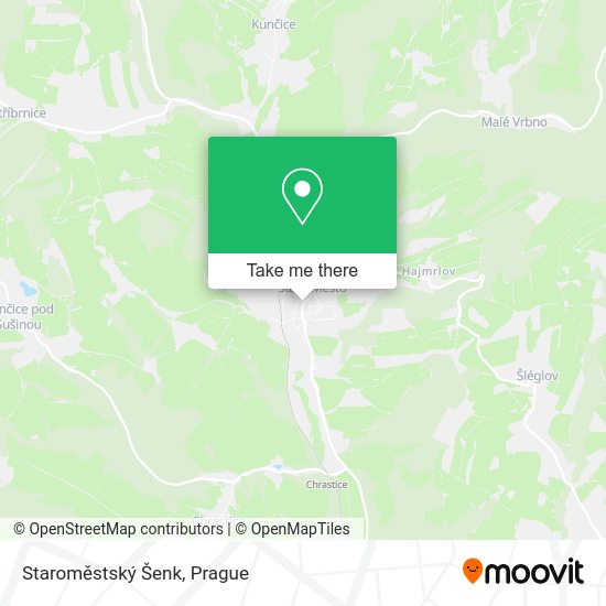 Staroměstský Šenk map