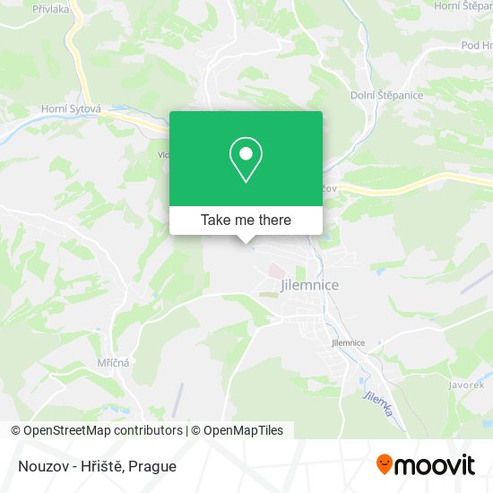 Nouzov - Hřiště map