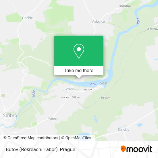 Карта Butov (Rekreační Tábor)