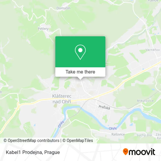 Карта Kabel1 Prodejna