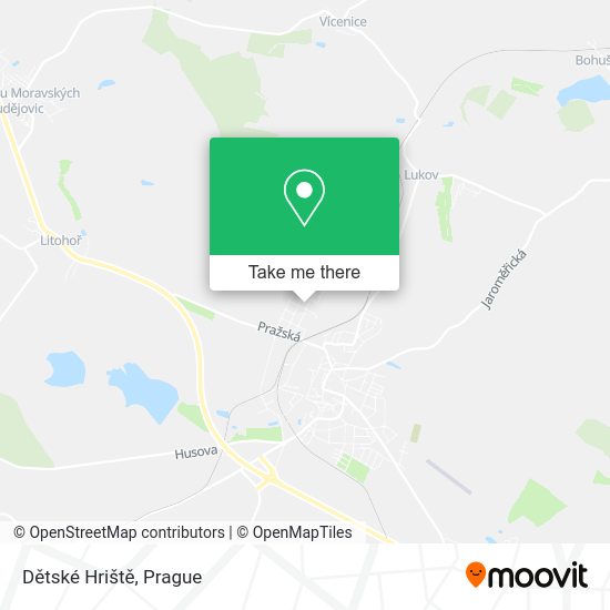 Dětské Hriště map
