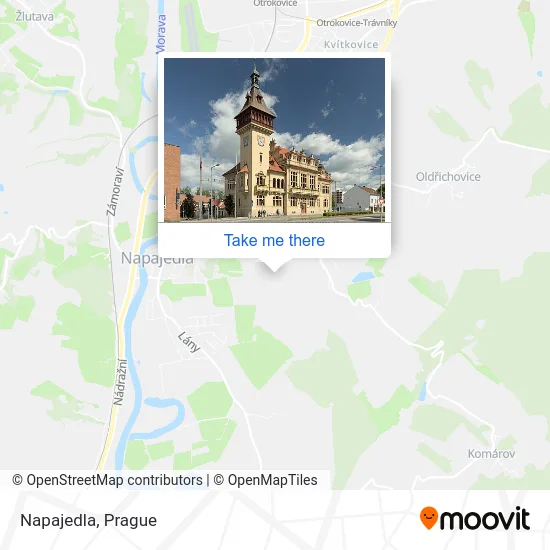 Карта Napajedla