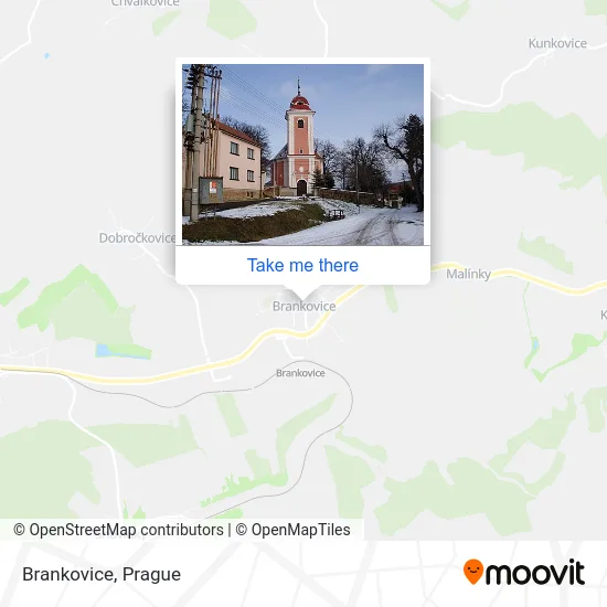 Карта Brankovice