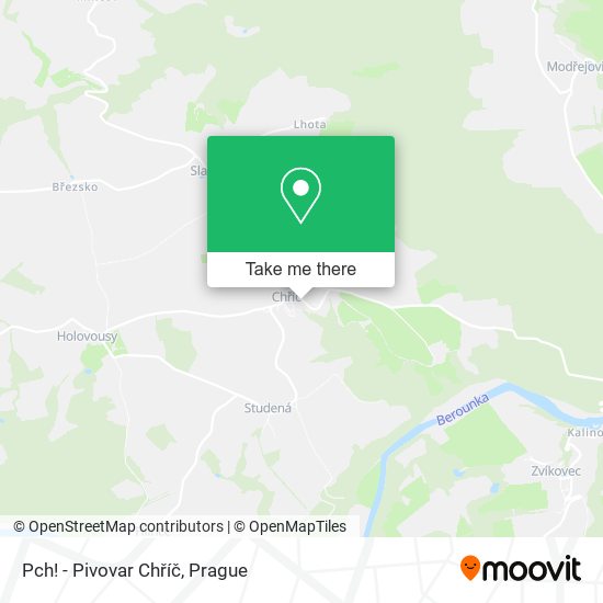 Pch! - Pivovar Chříč map
