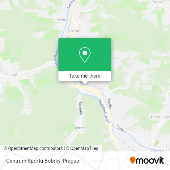 Карта Centrum Sportu Bobrky