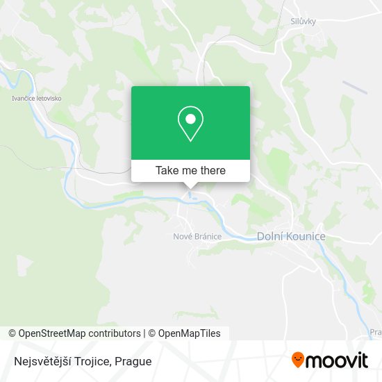 Nejsvětější Trojice map
