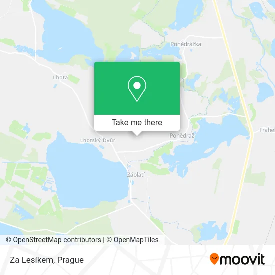 Карта Za Lesíkem