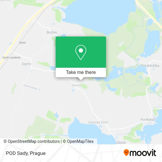 Карта POD Sady