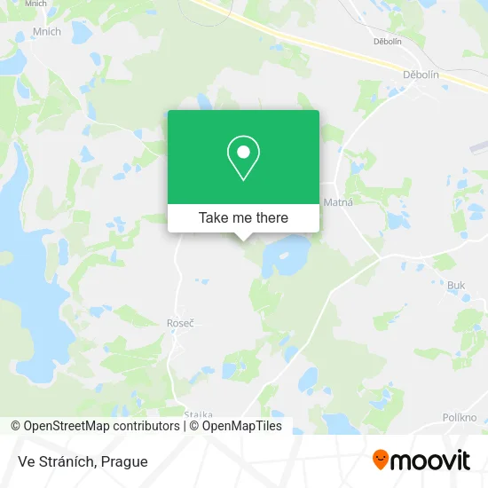Карта Ve Stráních