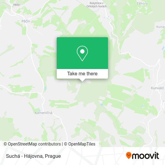 Suchá - Hájovna map