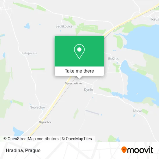 Карта Hradina