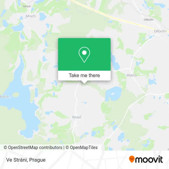 Карта Ve Stráni