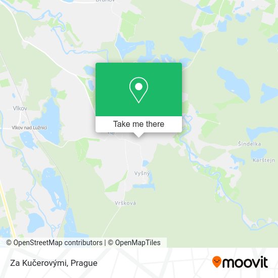 Za Kučerovými map
