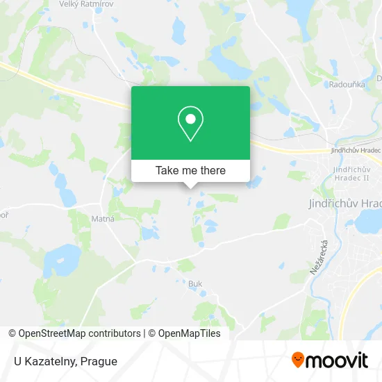 Карта U Kazatelny