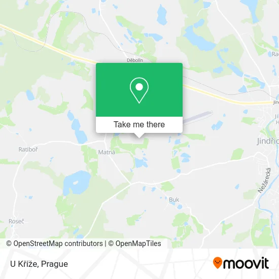 Карта U Kříže