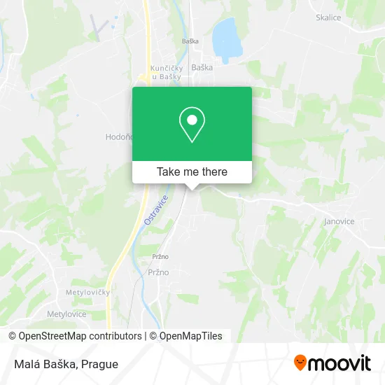 Карта Malá Baška