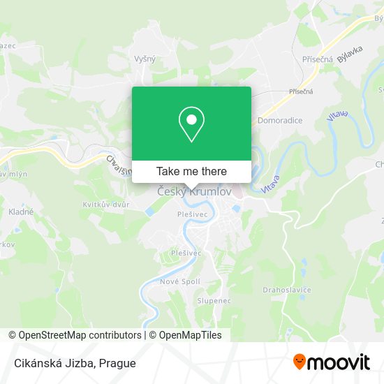 Cikánská Jizba map