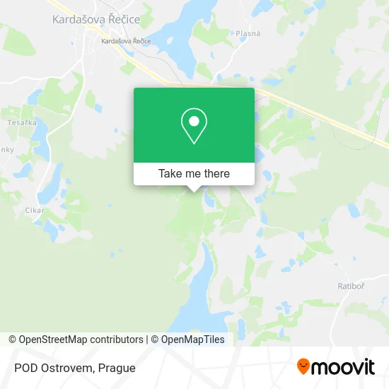 Карта POD Ostrovem