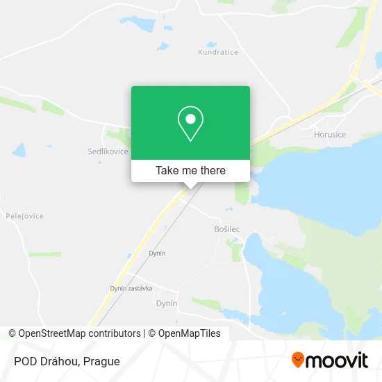 Карта POD Dráhou