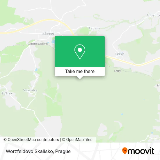 Worzfeldovo Skalisko map