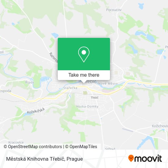 Městská Knihovna Třebíč map
