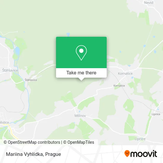 Карта Mariina Vyhlídka