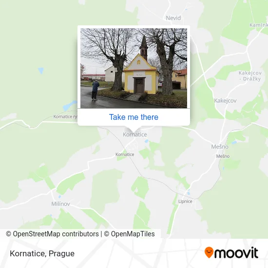 Карта Kornatice