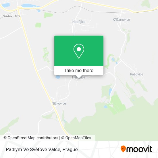 Padlým Ve Světové Válce map