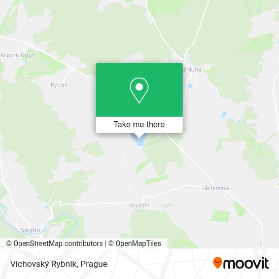 Víchovský Rybník map
