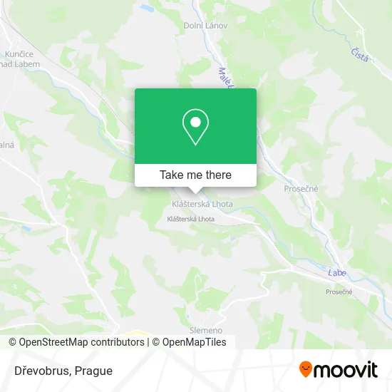 Карта Dřevobrus