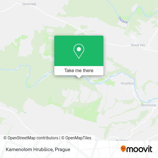 Kamenolom Hrubšice map