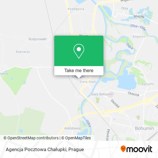 Agencja Pocztowa Chałupki map