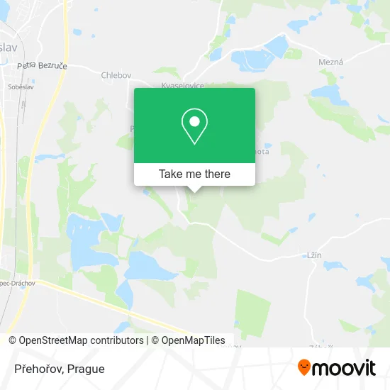 Карта Přehořov