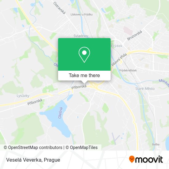 Карта Veselá Veverka
