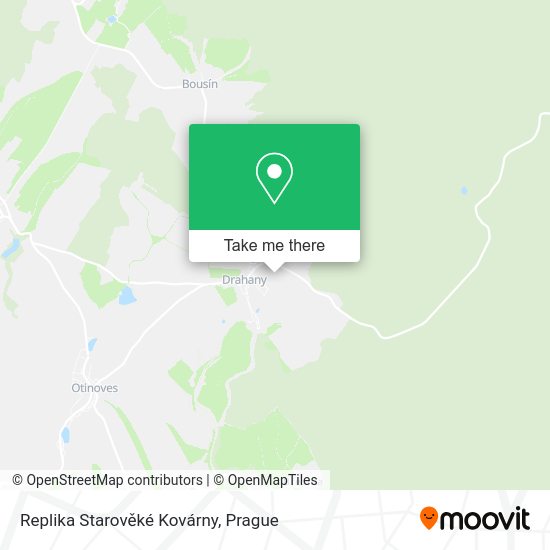 Replika Starověké Kovárny map