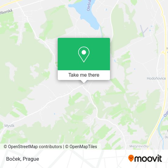 Карта Boček
