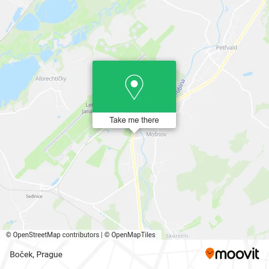 Карта Boček
