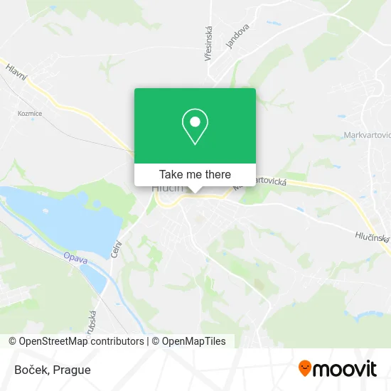 Карта Boček