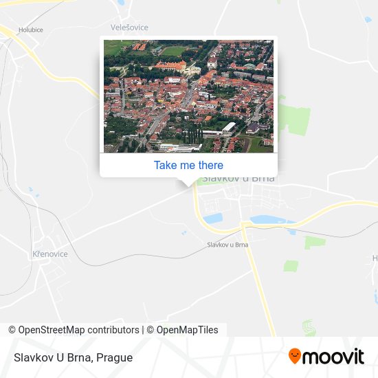 Карта Slavkov U Brna