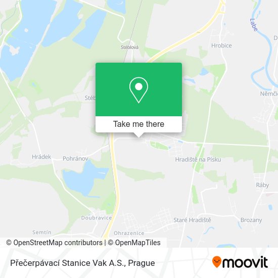 Přečerpávací Stanice Vak A.S. map