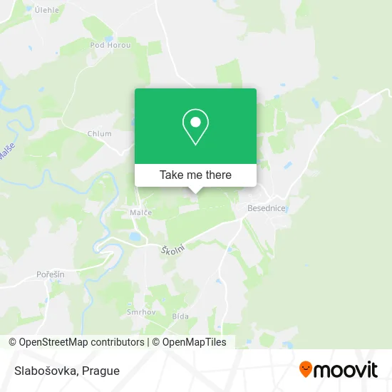 Карта Slabošovka