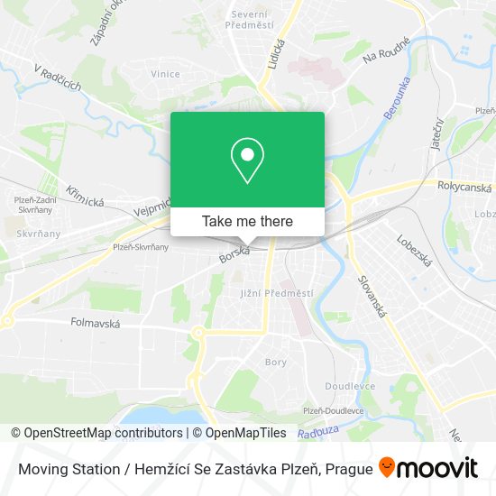 Moving Station / Hemžící Se Zastávka Plzeň map