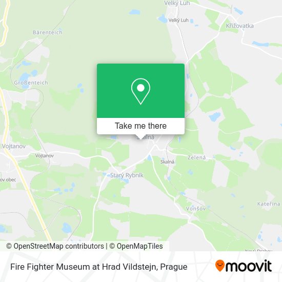 Fire Fighter Museum at Hrad Vildstejn map