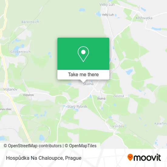 Hospůdka Na Chaloupce map