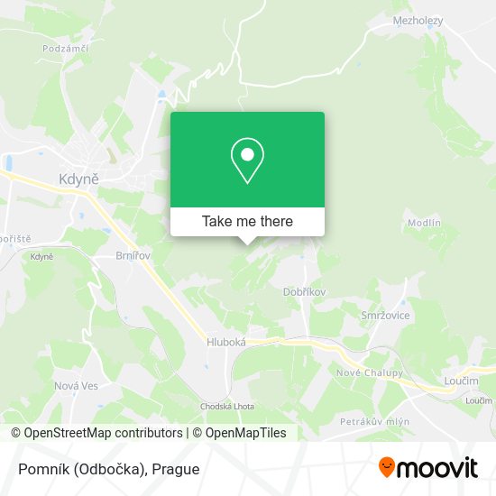 Карта Pomník (Odbočka)