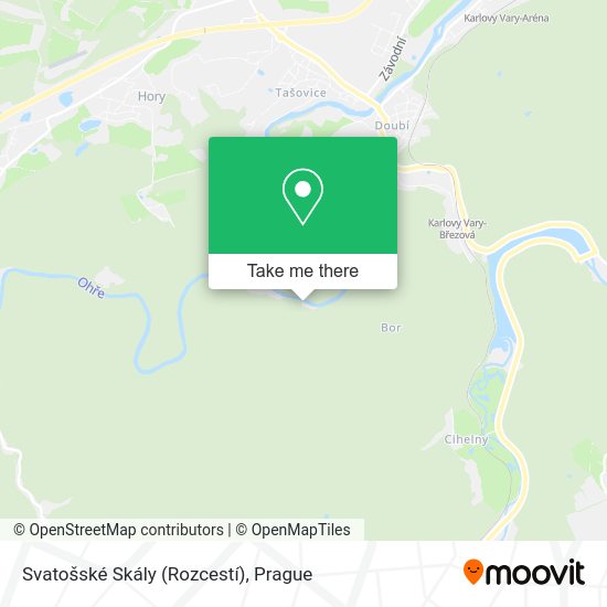 Svatošské Skály (Rozcestí) map