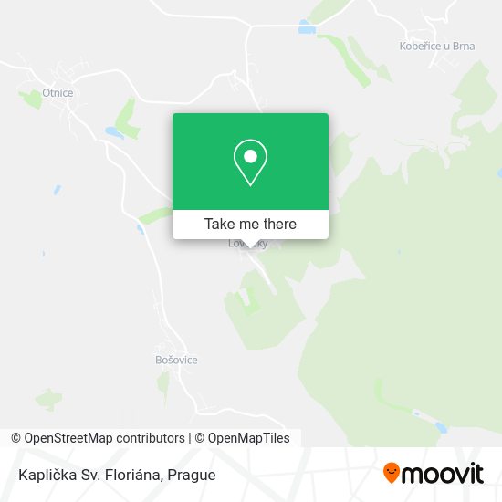 Kaplička Sv. Floriána map